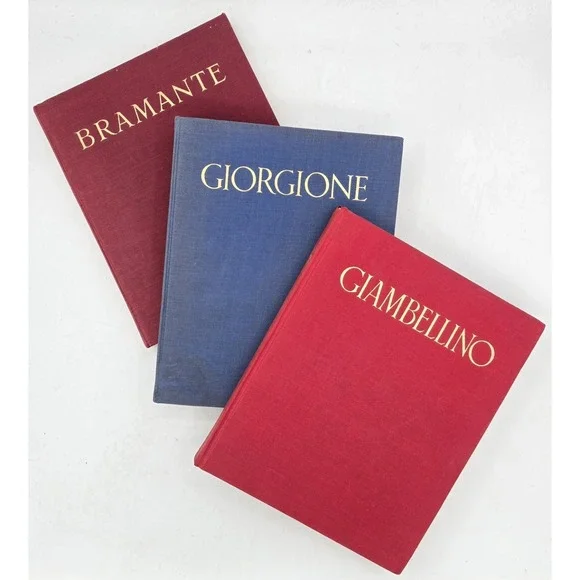 3 Lot Istituto Italiano D'Arti Grafiche Books - Bramante, Giambellino, Giorgione - Picture 1 of 16